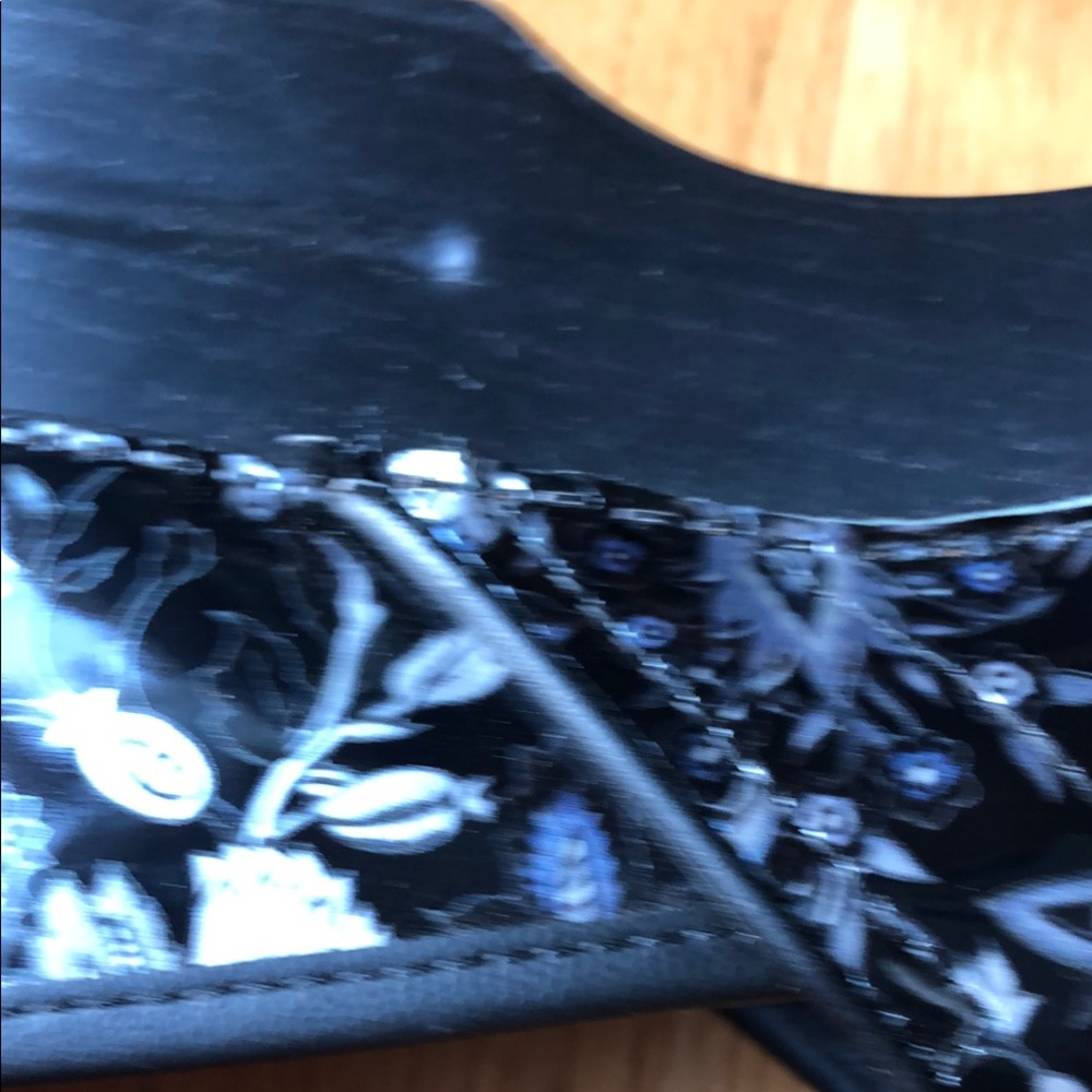 Dansko Black/Blue/Silver Floral Clogs size 39 - Picture 8 of 11